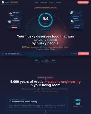 Vitacore — Arctic Nutrition Community Landing Page Template