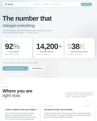 Vitals — Expert Medical Assistant Landing Page Template