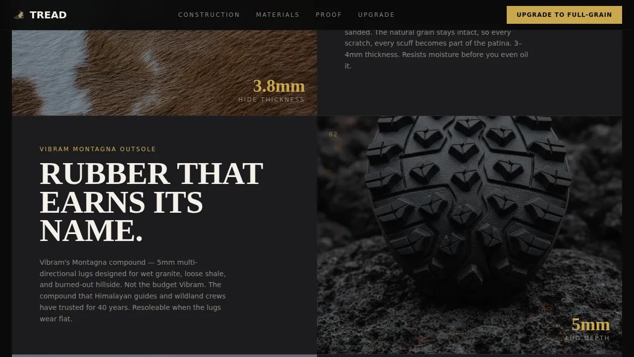 Sole — Premium Tactical Footwear Landing Page Template