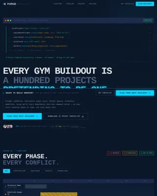 Iron — Expert Fitness Renovation Landing Page Template