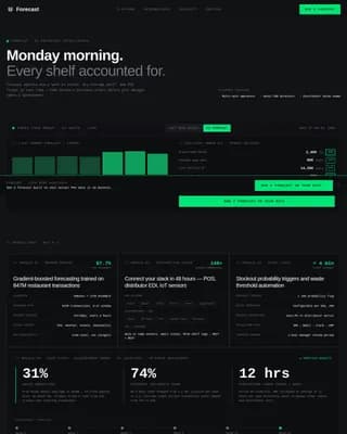Predict — Intelligent Stock Optimization Landing Page Template