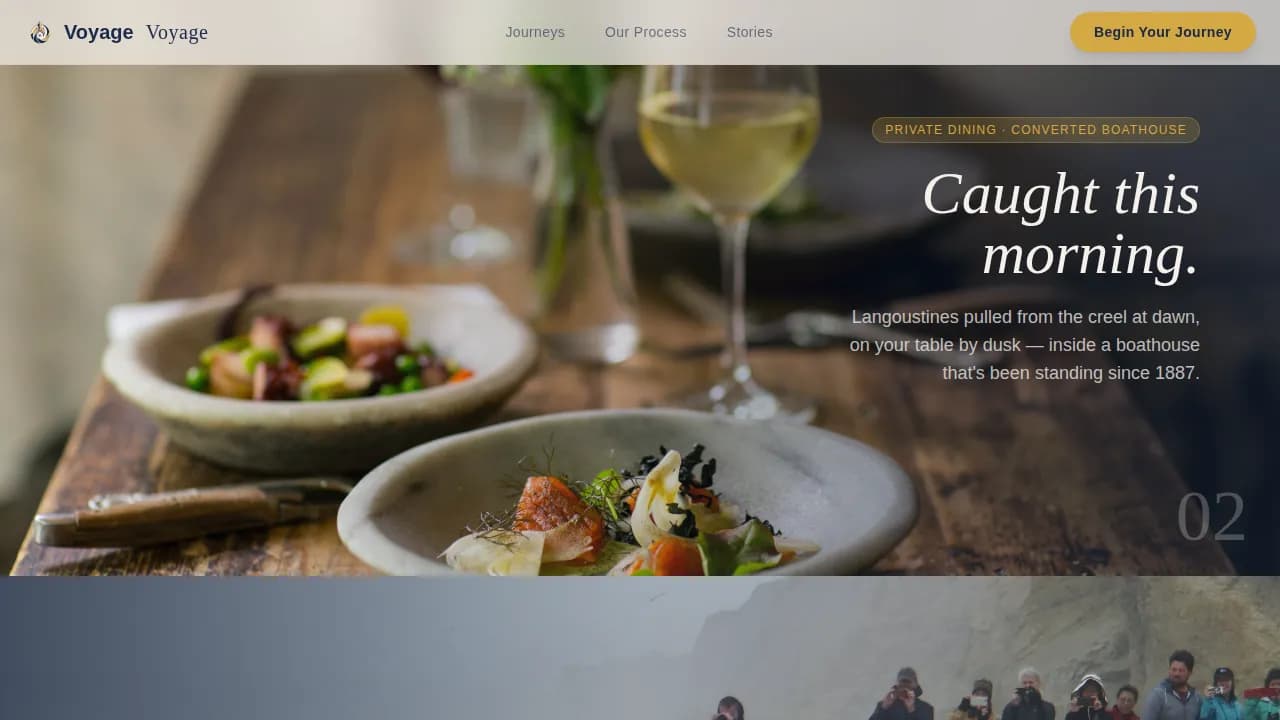 Escape — Curated Scottish Adventure Landing Page Template