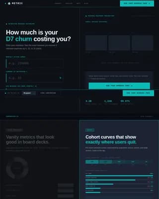 Analytics — Premium App Intelligence Landing Page Template
