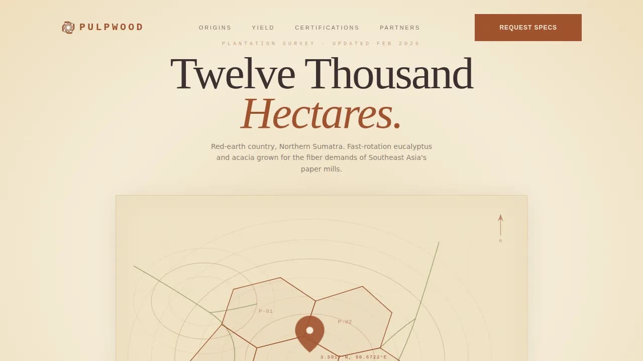 Forest — Sustainable Timber Operations Landing Page Template