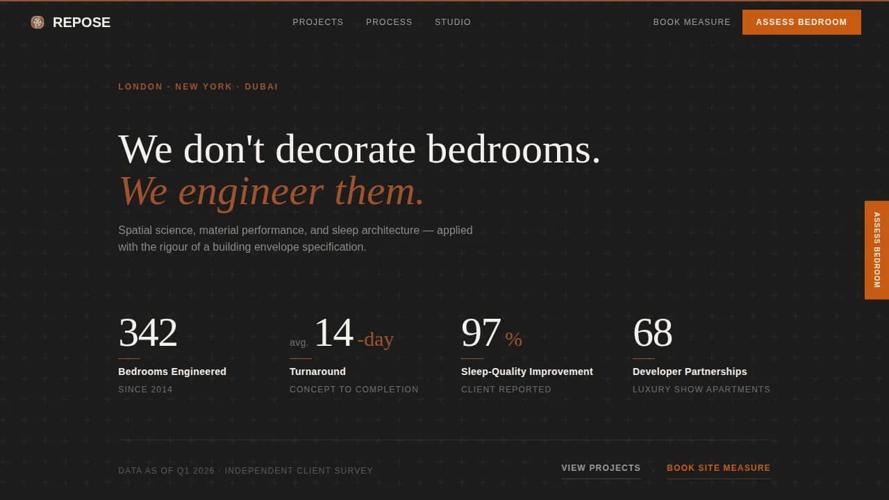 Sanctuary — Ultimate Bedroom Sanctuary Landing Page Template