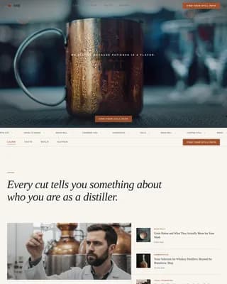 Still - Craft Distilling Community Landing Page Template