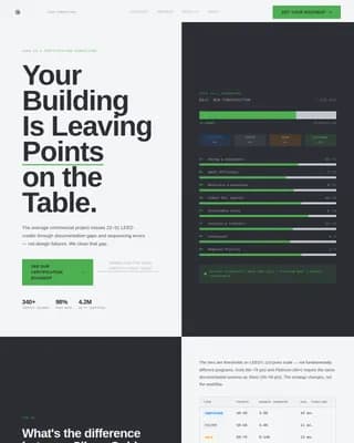Certify - Expert LEED Green Building Consulting Landing Page Template