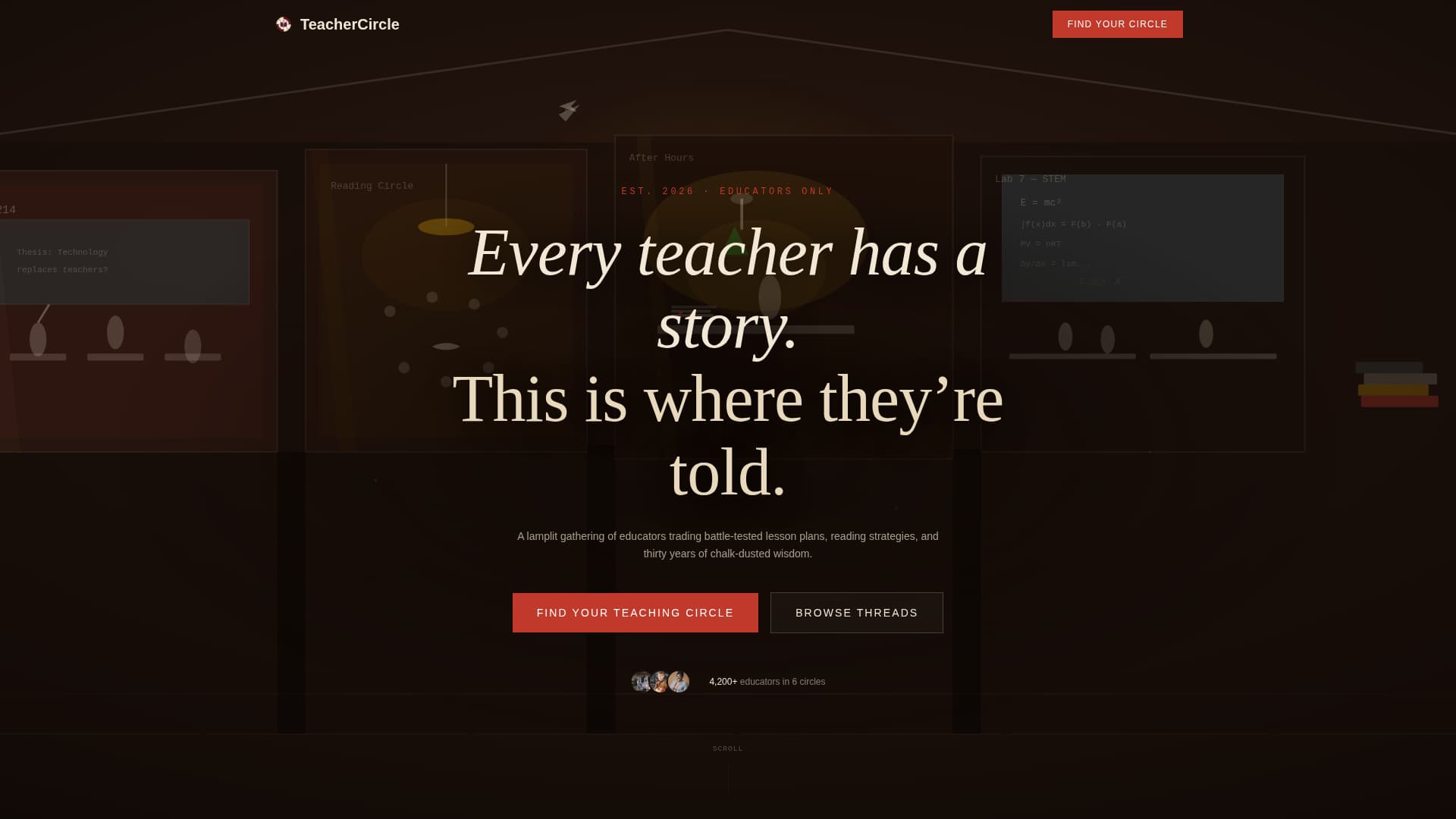 Teachercircle - Inspiring Education Landing Page Template