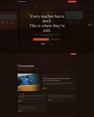 Teachercircle - Inspiring Education Landing Page Template