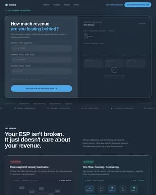 Inbox — Dynamic Ecommerce Recovery Landing Page Template