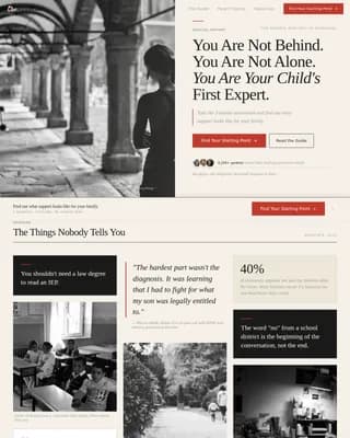 Parenting & Family Blog Reviews Website Template