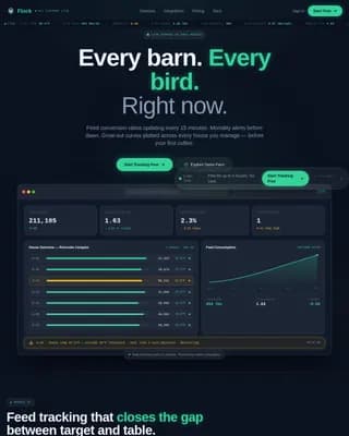 Aviary — Smart Poultry Management Landing Page Template