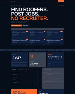 Roofing Digital Presence Professional Website Template