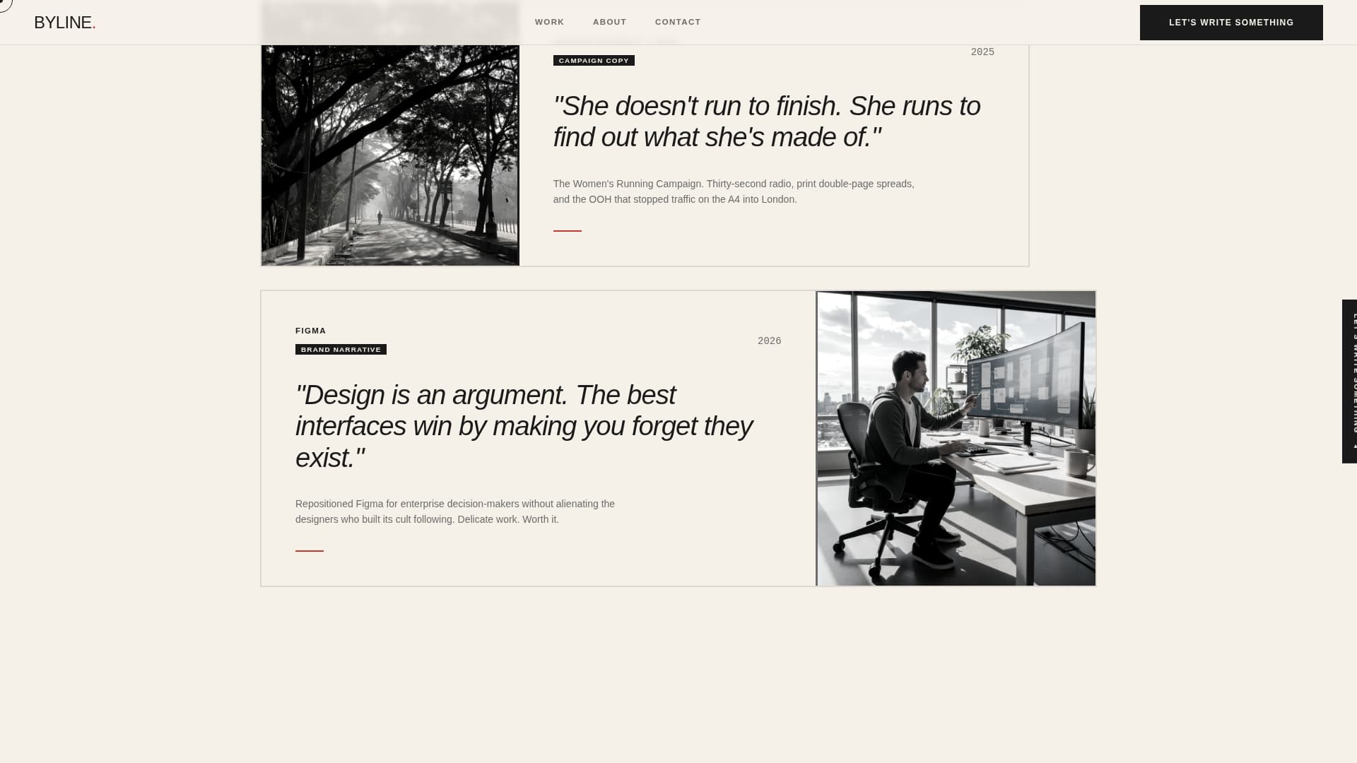 Content Writer Portfolio Reviews Website Template