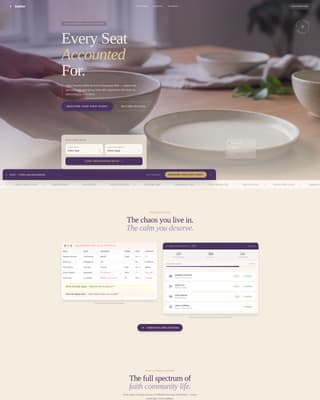Religious Event Booking Website Template
