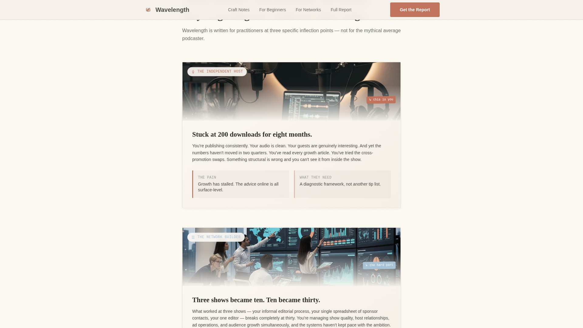 Podcast About Podcasting Content Booking Website Template