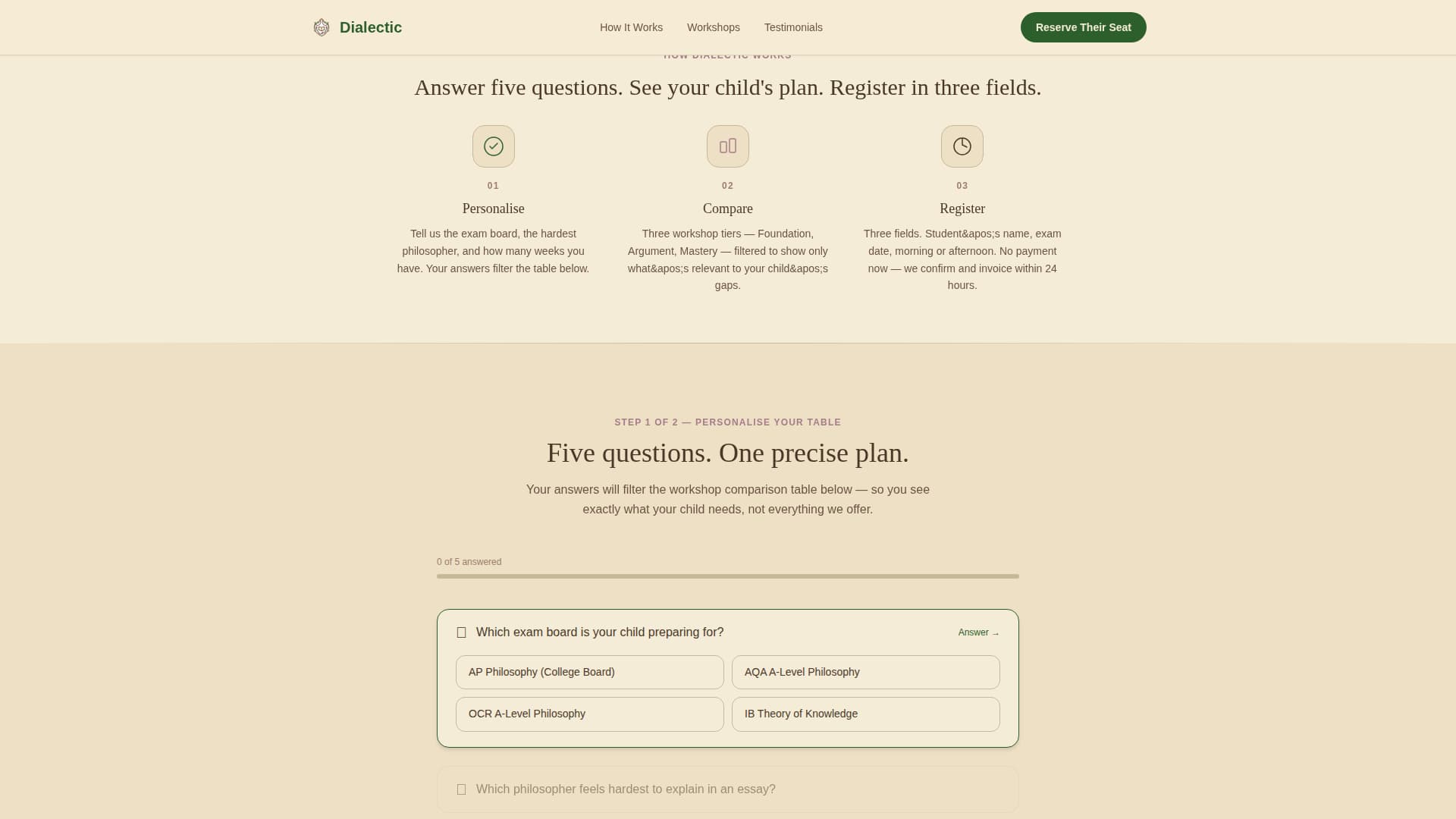 Philosophy Education Professional Website Template