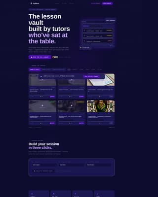 Tutoring Digital Presence Professional Website Template