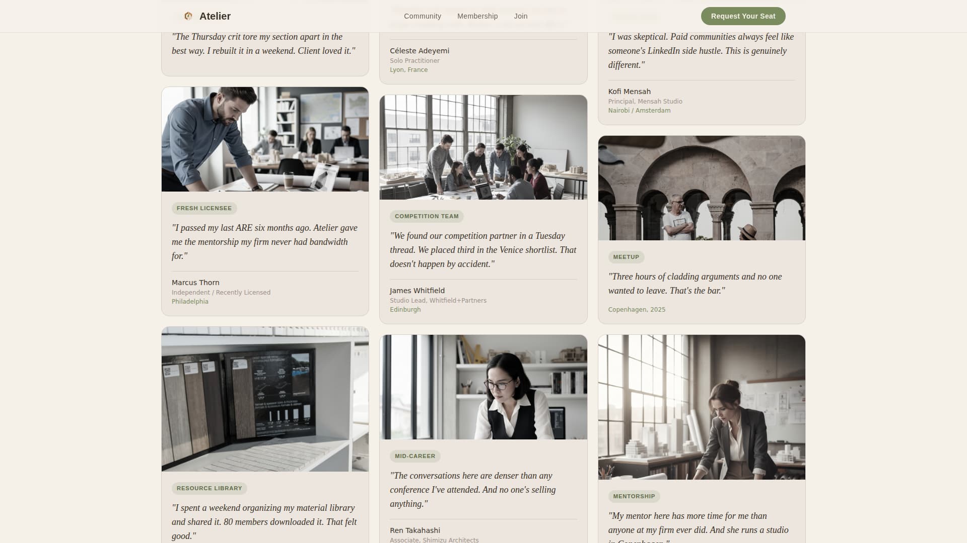 Atelier - Inspiring Architects Landing Page Template