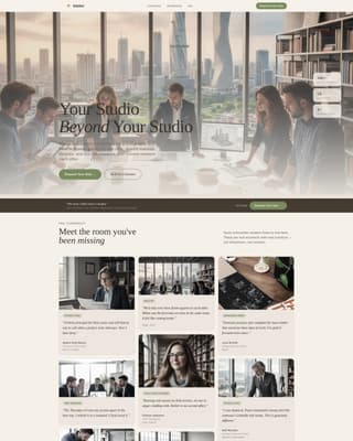 Atelier - Inspiring Architects Landing Page Template