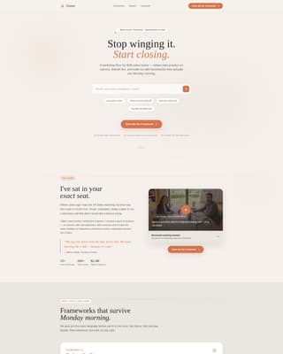 Closer - Powerful Salesenablement Landing Page Template