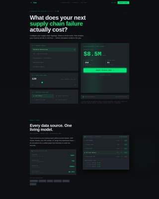 Supply Chain Technology Pricing Website Template
