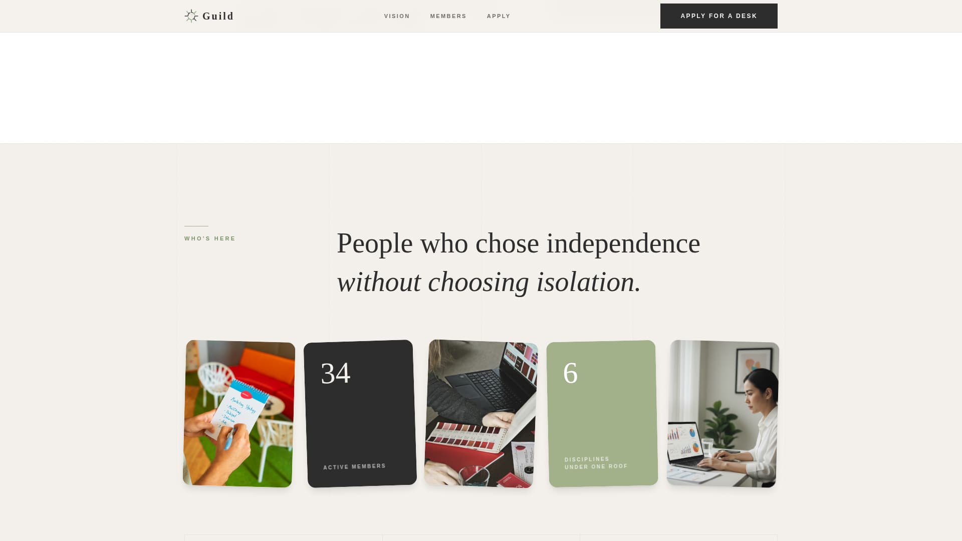 Guild - Inspiring Marketers Landing Page Template