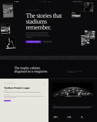 Sports Marketing & Agency Directory Website Template