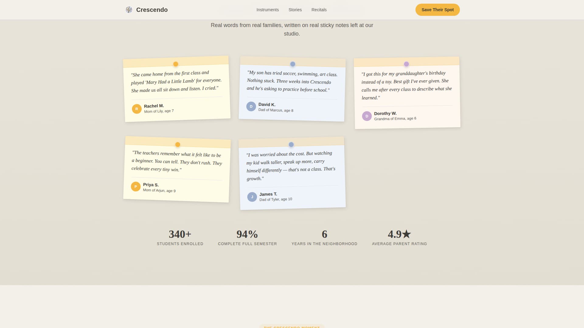 School Age (5-10) Products & Booking Website Template