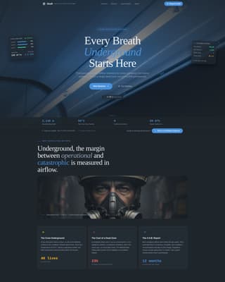 Shaft - Precision Ventilation Landing Page Template