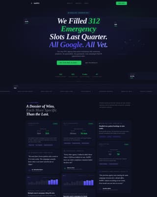 Veterinary Marketing & Agency Professional Website Template