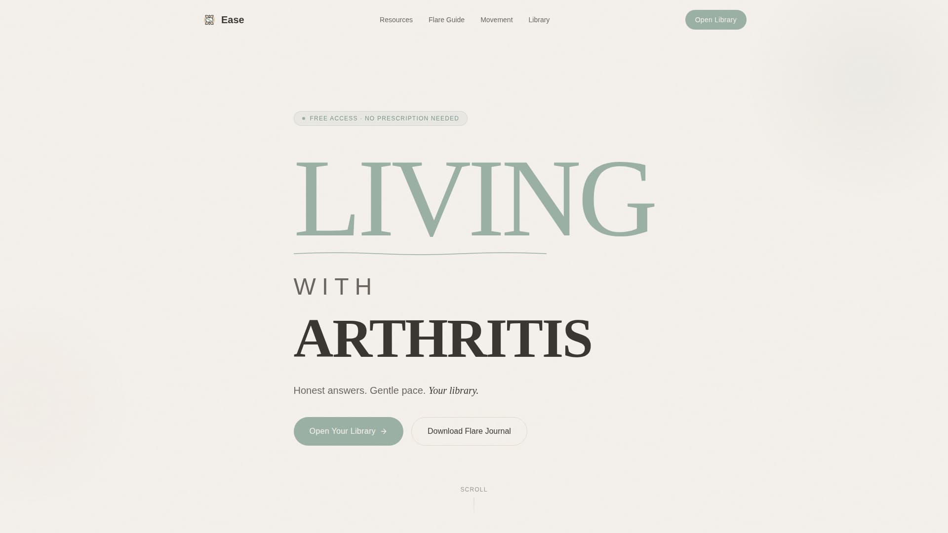 Arthritis Care Education Website Template