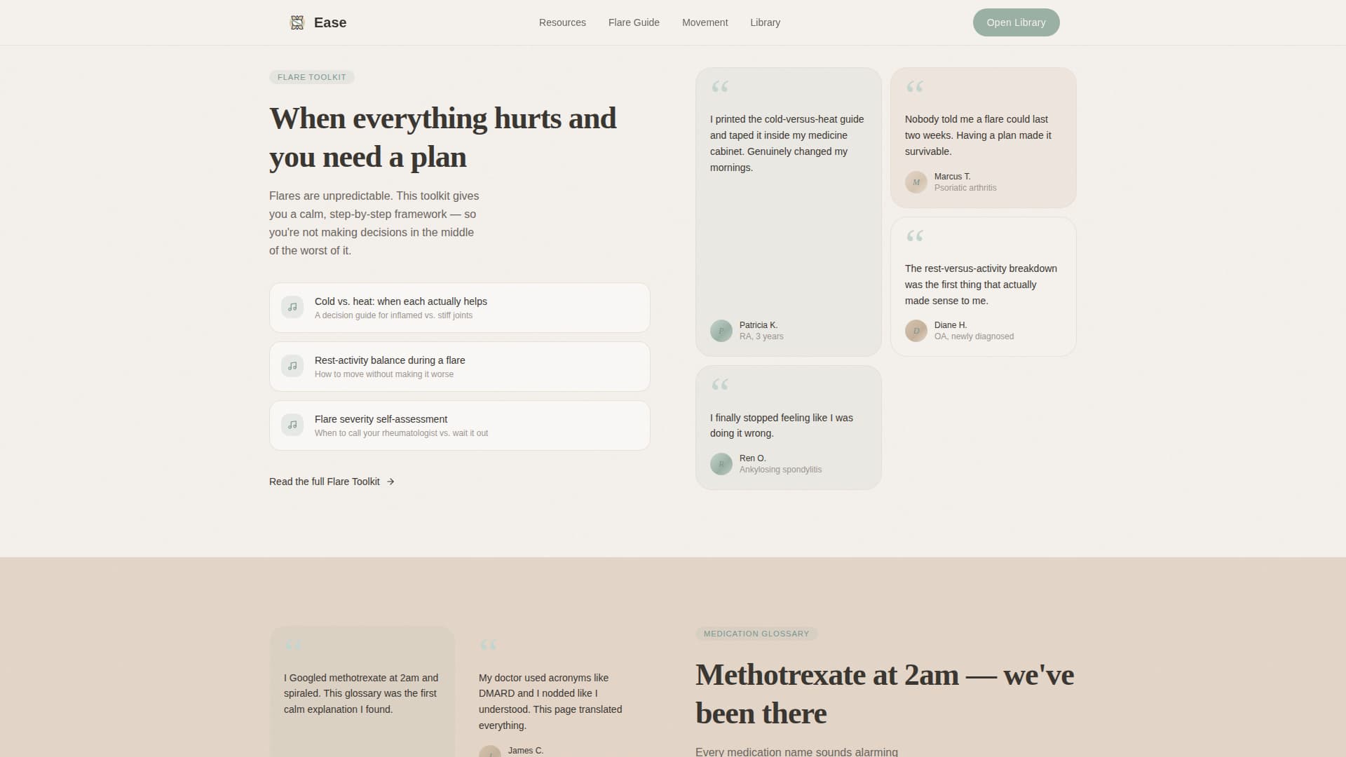 Arthritis Care Education Website Template