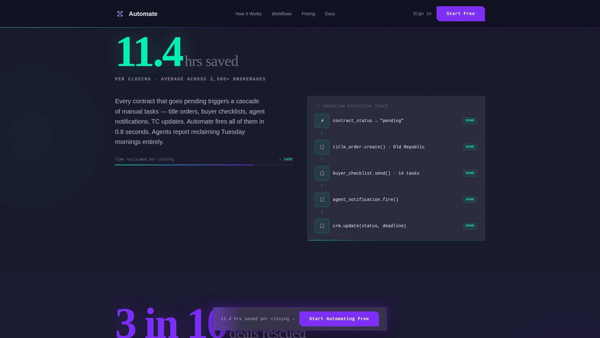 Real Estate Software Professional Website Template