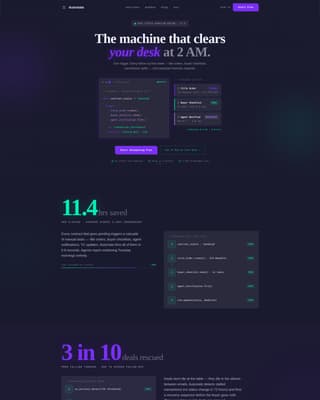 Real Estate Software Professional Website Template