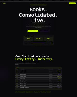 Franchise Software Portfolio Website Template