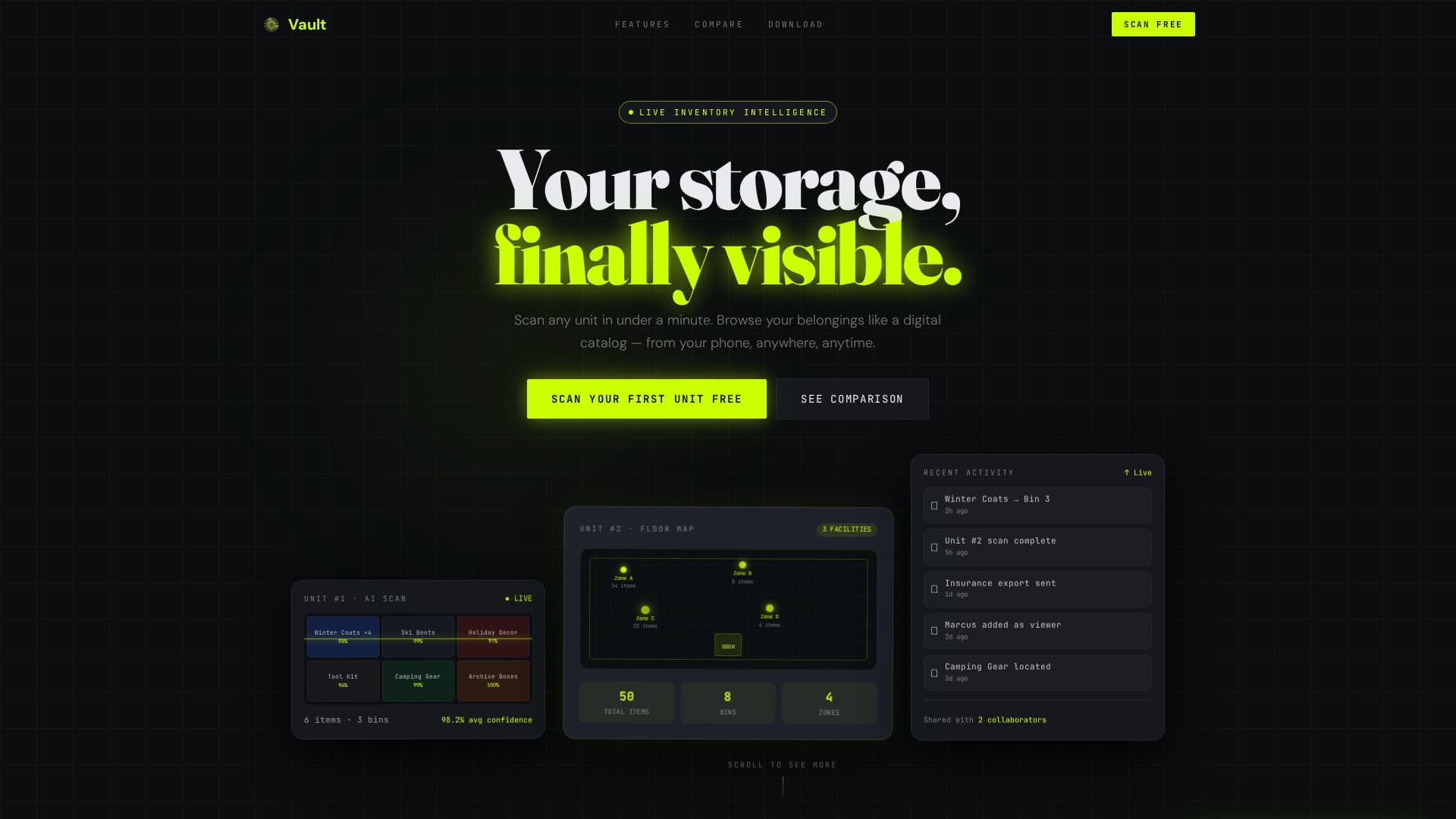 Storage Digital Presence Professional Website Template