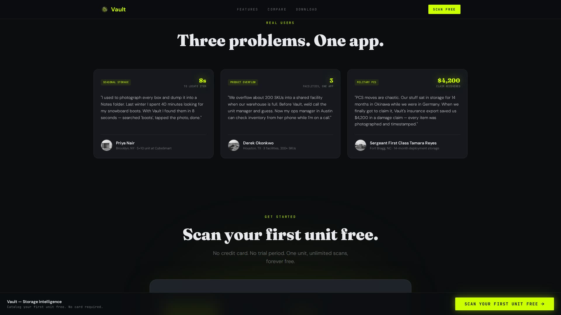 Storage Digital Presence Professional Website Template