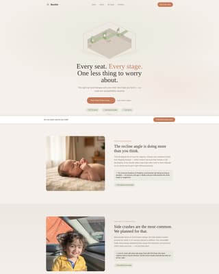 Baby & Nursery Product Blog Website Template
