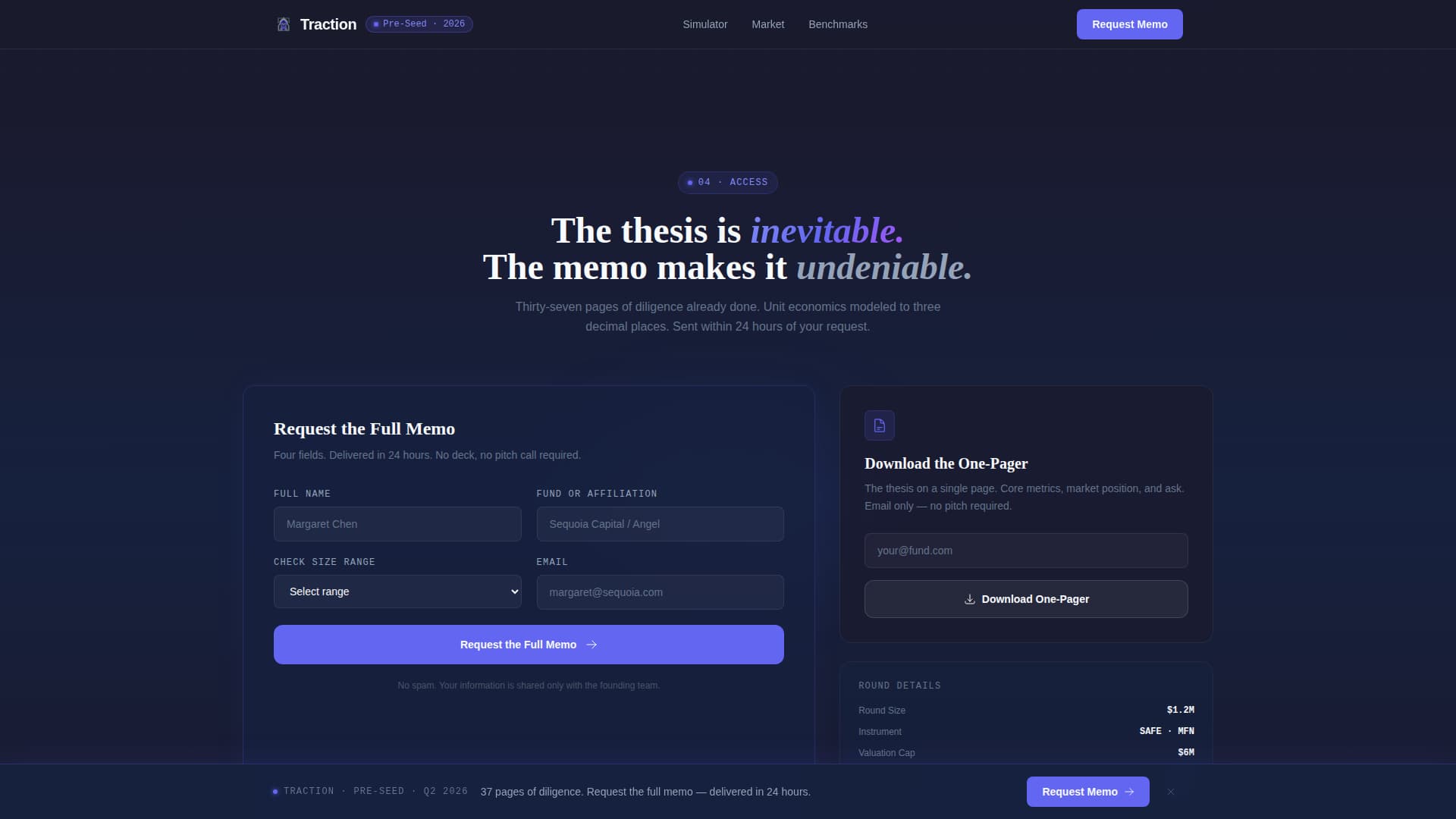 Marketplace Startup Professional Website Template