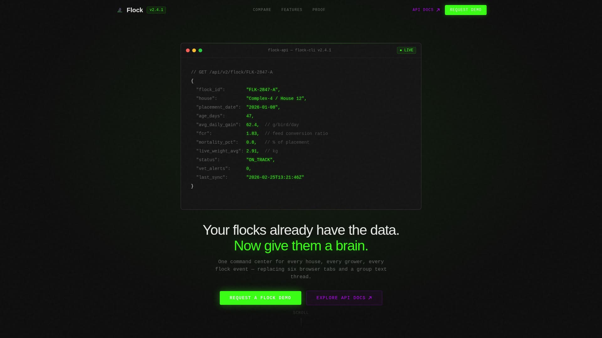 Poultry Vertical SaaS Professional Website Template