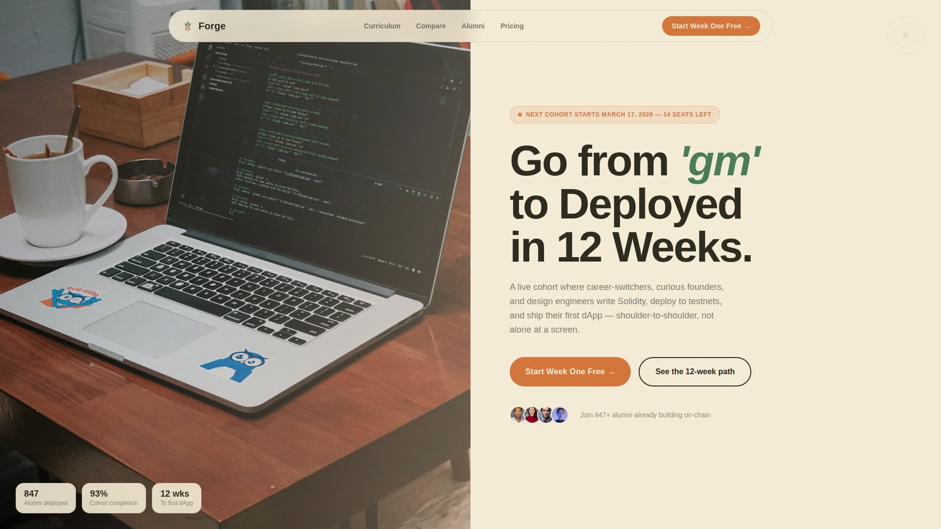 Coding Bootcamp & Tech School Reviews Website Template