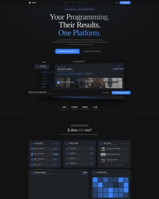 Fitness Digital Presence Professional Website Template