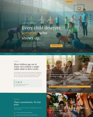Hearth - Powerful Childwelfare Landing Page Template
