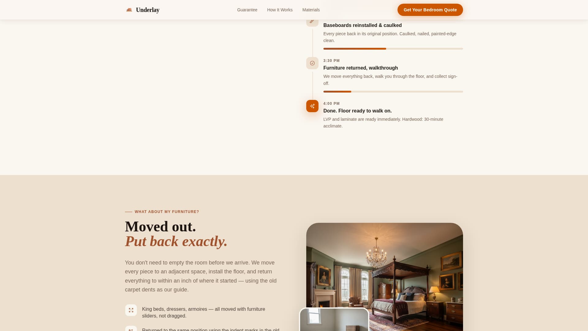 Bedroom Renovation Professional Website Template