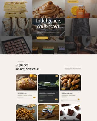 Glyce - Artisan Confectionery Landing Page Template