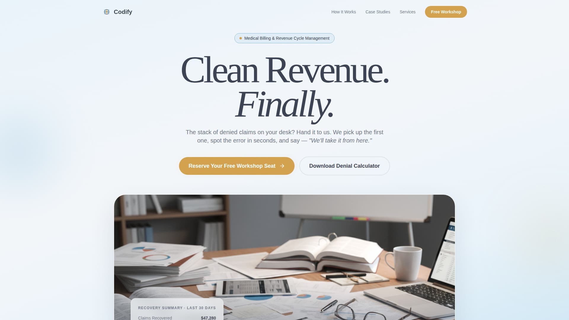 Medical & Healthcare Training Portfolio Website Template