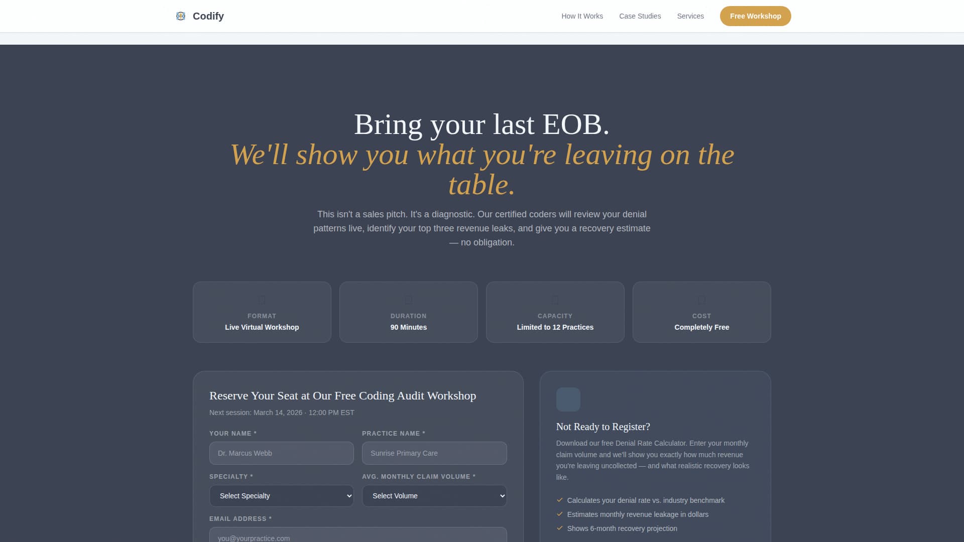 Medical & Healthcare Training Portfolio Website Template