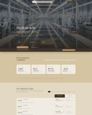 Airframe - Authoritative Aircraft Landing Page Template