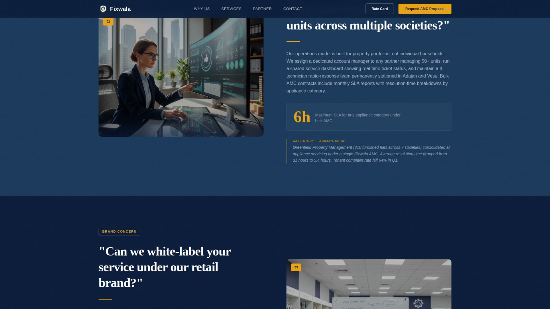 Fixwala - Precision Appliance Landing Page Template